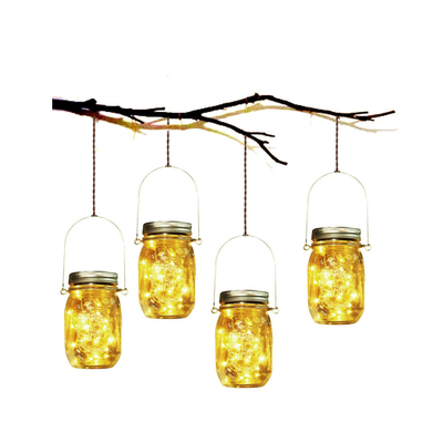 Διακοσμητικά δύναμης Χριστούγεννα κήπων Firefly διακοσμητικά υπαίθρια που κρεμούν τα ηλιακά φω'τα νεράιδων των οδηγήσεων