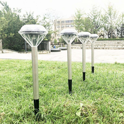 Ηλιακά φω'τα 6lm διαβάσεων μετάλλων φω'των IP65 κήπων των διακοσμητικών ηλιακών οδηγήσεων πάρκων