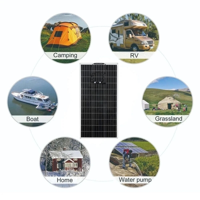 200W φορτιστής μπαταριών εξαρτήσεων ηλιακού πλαισίου για τα φορητά εύκαμπτα κύτταρα μπαταριών 12V