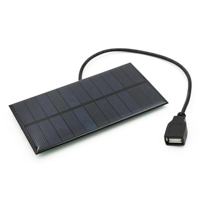 1.65W ηλιακό ηλιακό πλαίσιο 76*133MM φορτιστών ηλιακή ενέργεια παραγωγής που χρεώνει το υπαίθριο κινητό τηλέφωνο USB στρατοπέδευσης που χρεώνεται για τη συσκευή