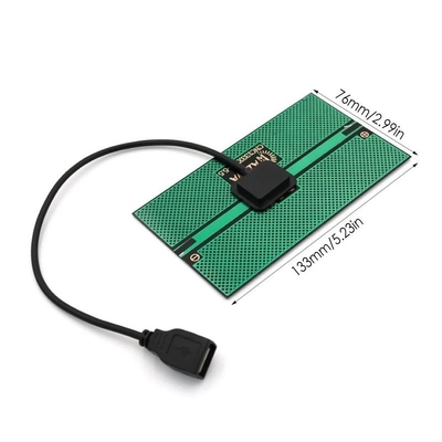 1.65W ηλιακό ηλιακό πλαίσιο 76*133MM φορτιστών ηλιακή ενέργεια παραγωγής που χρεώνει το υπαίθριο κινητό τηλέφωνο USB στρατοπέδευσης που χρεώνεται για τη συσκευή