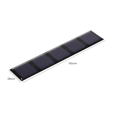 0.5W 2.5V 145*28mm υπαίθριος φορητός φορτιστής ηλιακού πλαισίου για την τράπεζα δύναμης