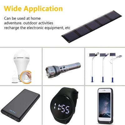 0.5W 2.5V 145*28mm υπαίθριος φορητός φορτιστής ηλιακού πλαισίου για την τράπεζα δύναμης