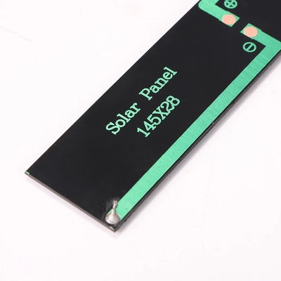 0.5W 2.5V 145*28mm υπαίθριος φορητός φορτιστής ηλιακού πλαισίου για την τράπεζα δύναμης